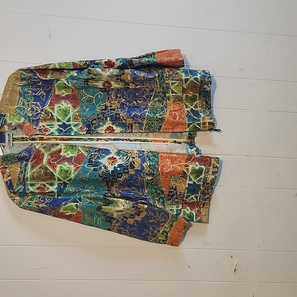 Chico's Artistic Multicolor Jacket - Picture 4 of 6